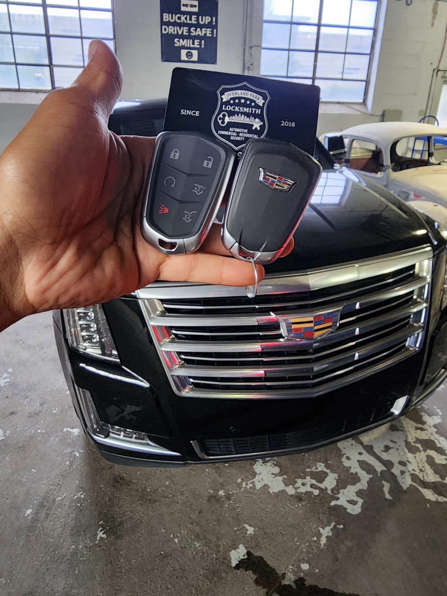 Cadillac smart key fobs programmed by Overland Park Locksmith