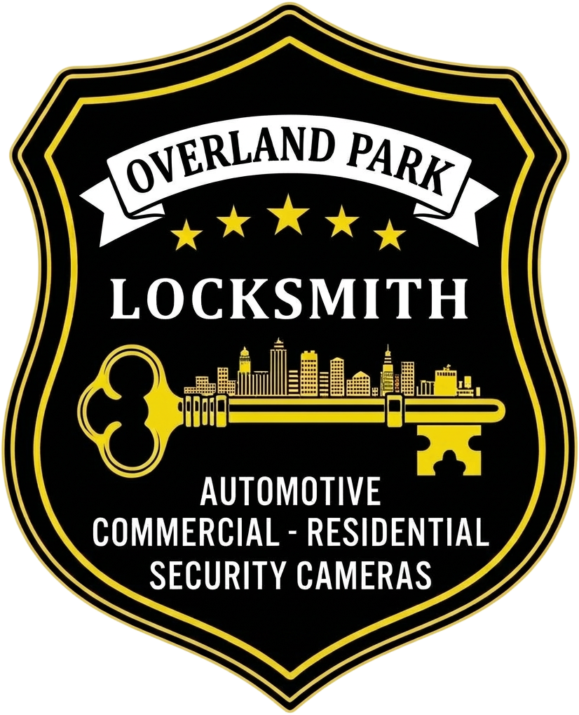 Overland Park Locksmith badge logo